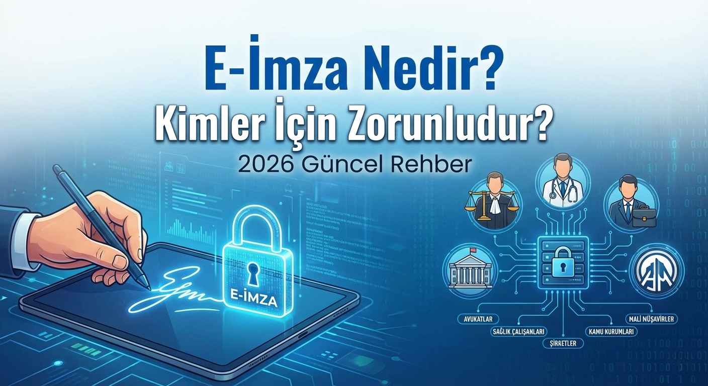 E-İmza Nedir? Kimler İçin Zorunludur? 2026 Güncel Rehber